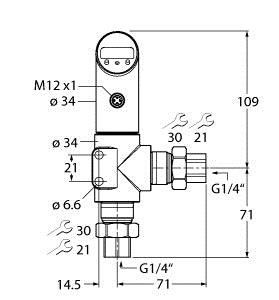 Differenzdrucksensor PS001D-50 #6834119