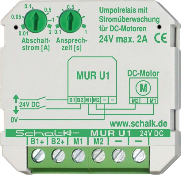 Motor-Umpolrelais MUR U1 (24V DC)