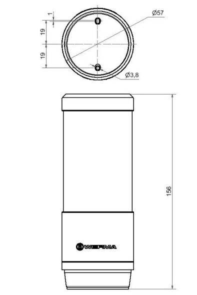 RST56 GN/RD 24V 68626005