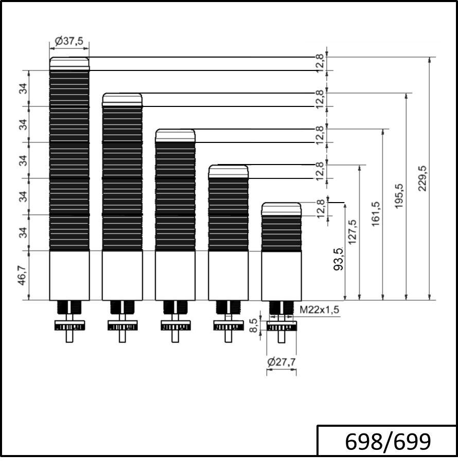 K37 Stecker EM Pulston 699.210.74