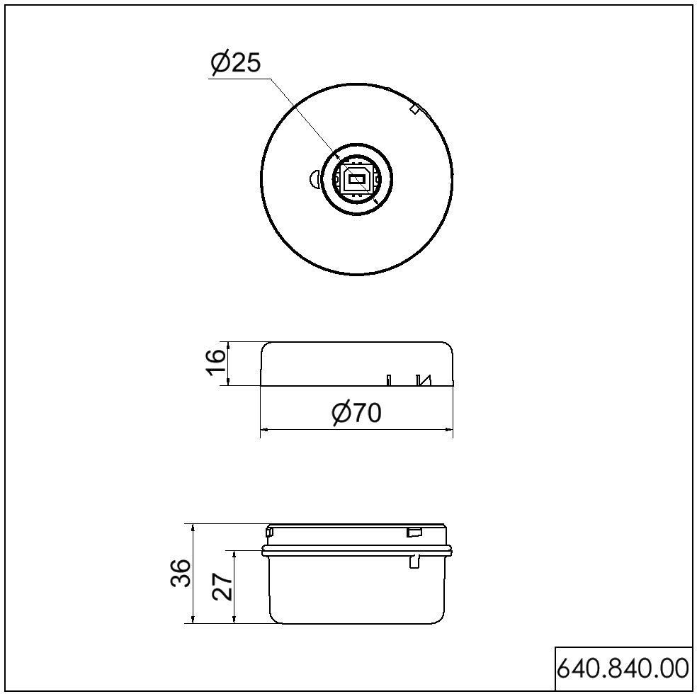 USB-Anschlusselement RM 64084000