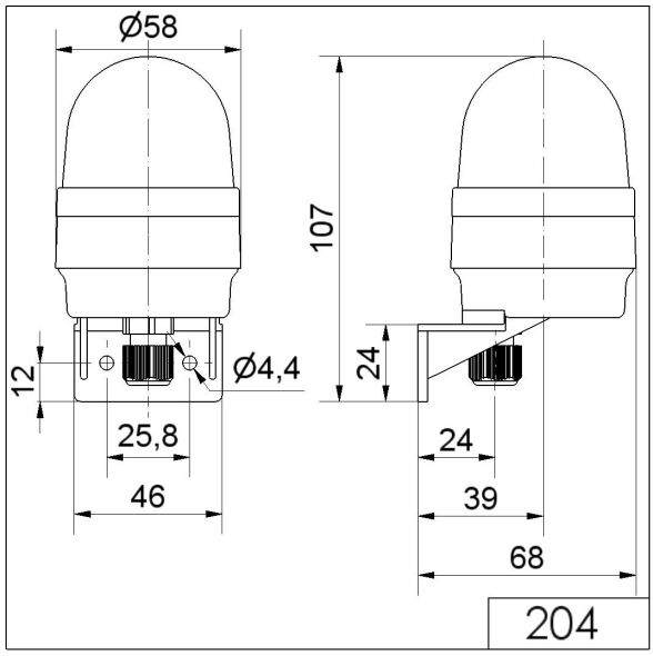 LED-Dauerleuchte WM 204.400.75