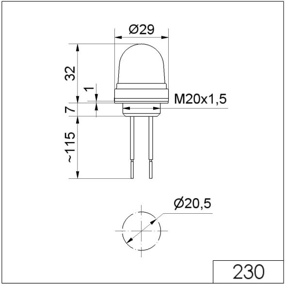 Micro LED-Einbauleuchte 230.300.67