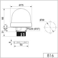 LED-Dauerleuchte EM 816.400.67