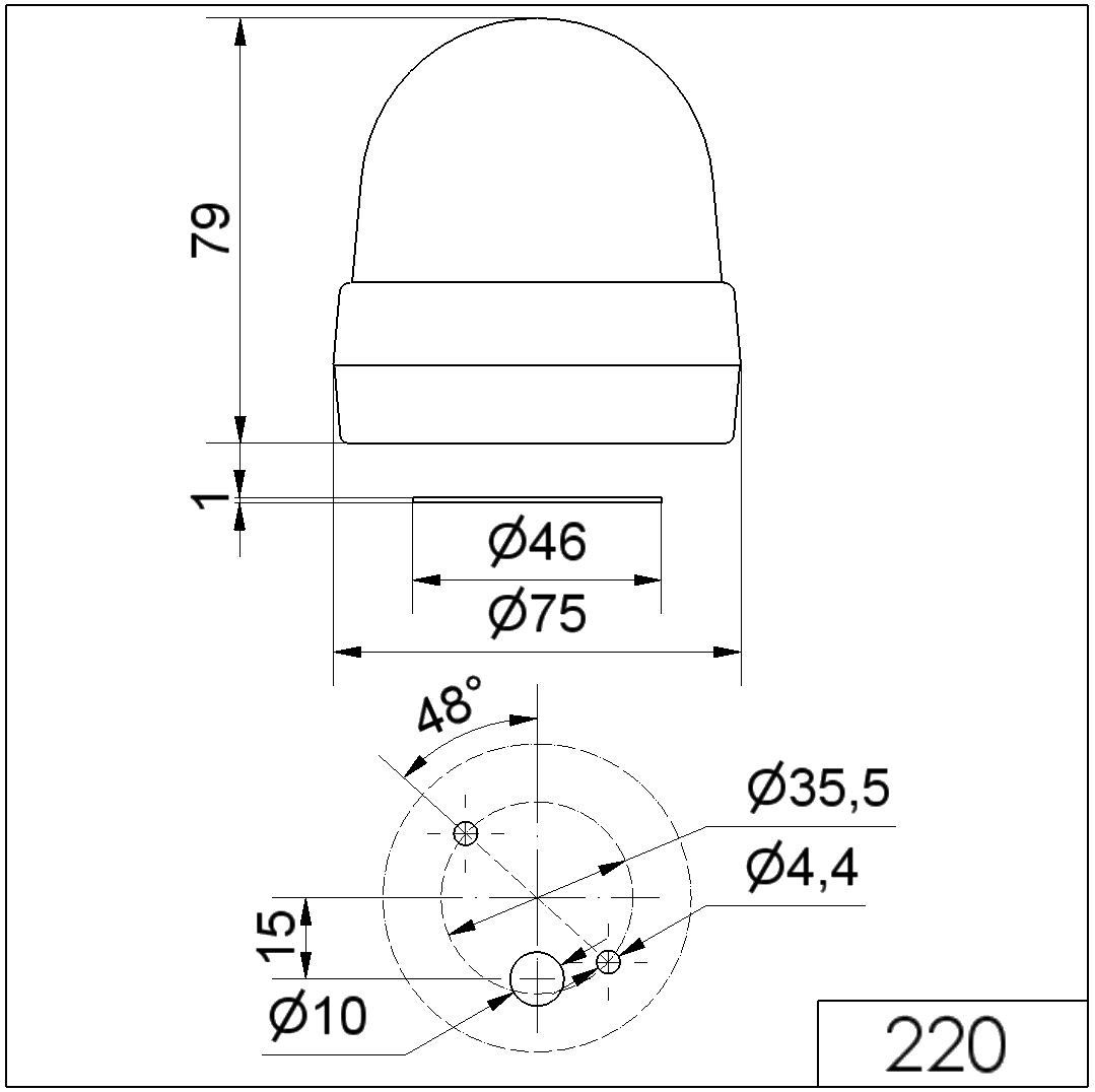 Dauerleuchte 22030000