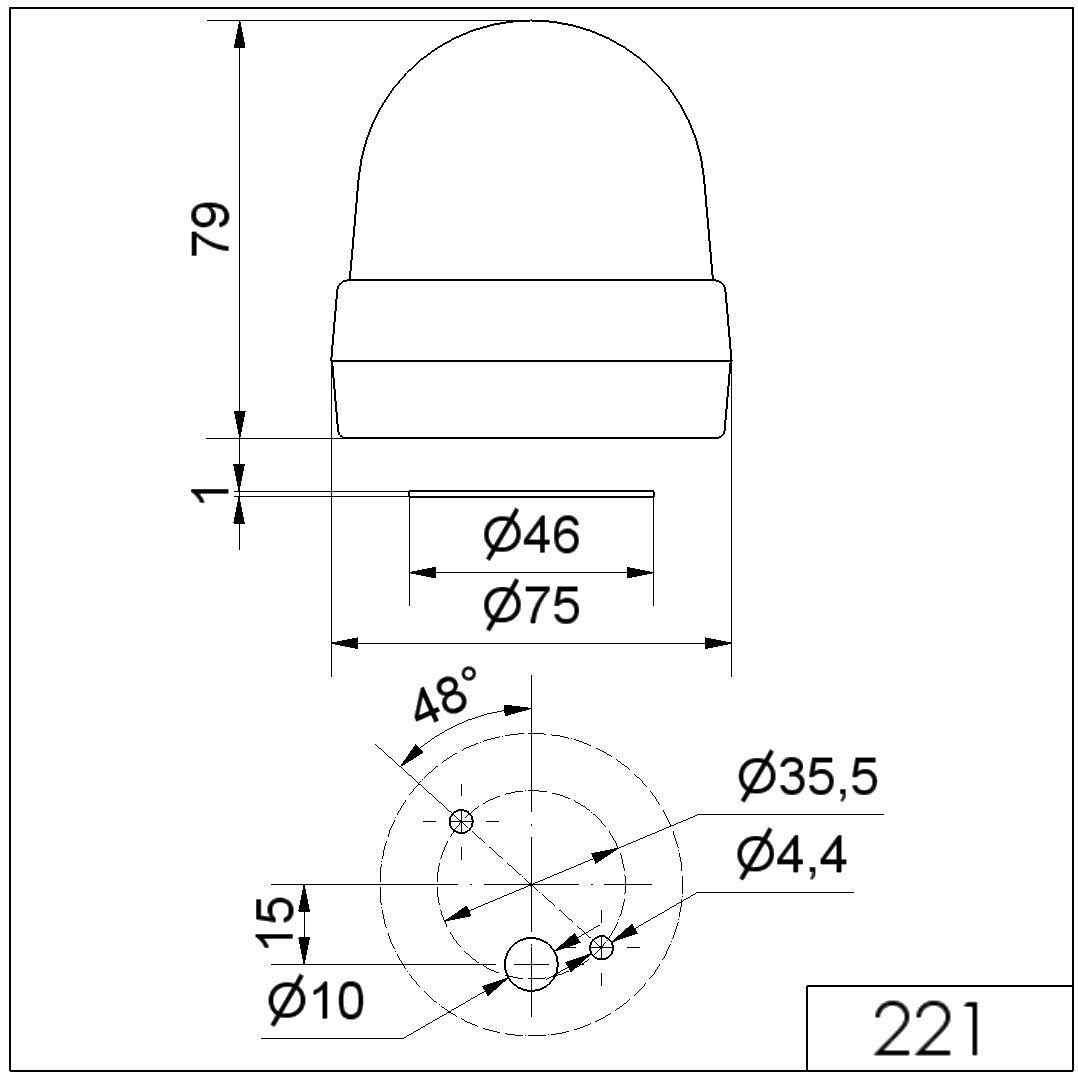 LED-Dauerleuchte BM 221.400.67