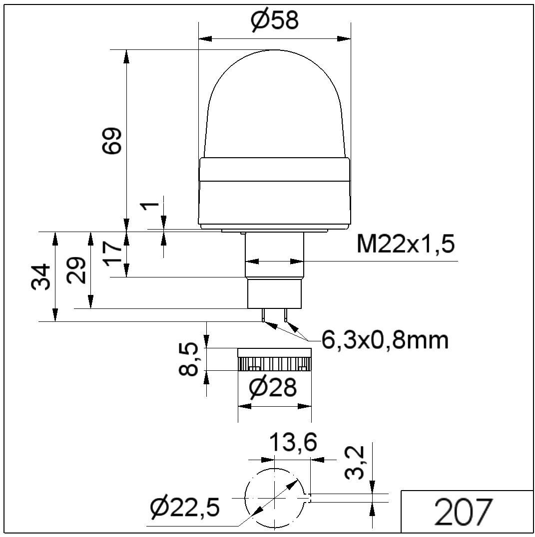 LED-Dauerleuchte EM 207.100.67