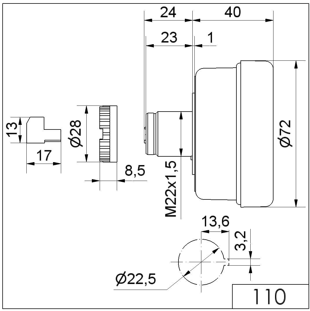 Elektr.EB-Mehrtonsirene 11000075