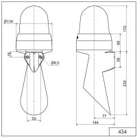 LED-Hupe WM Dauerton 43430075