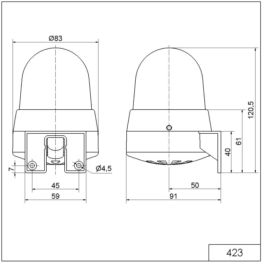 Blitz-Sirene 8 Töne 42312075