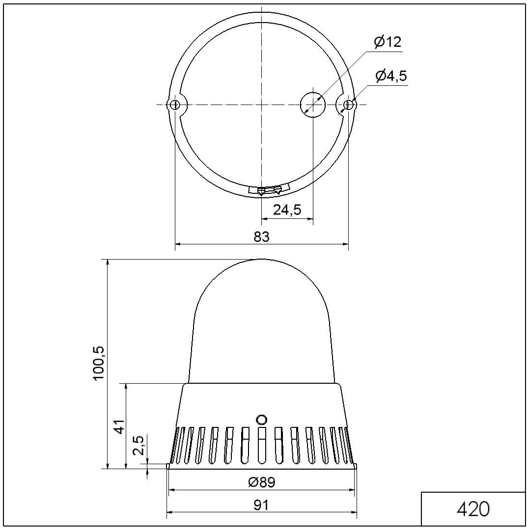 LED-Mehrtonsirene BM 42032075