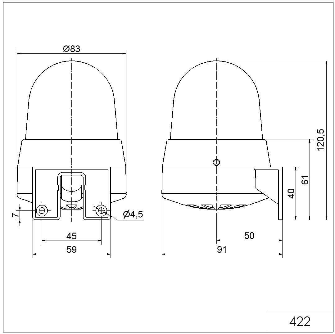 LED-Mehrtonsirene WM 42212075