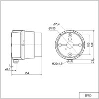 Ampel 12-230VAC/DC RD/GN 890.030.00