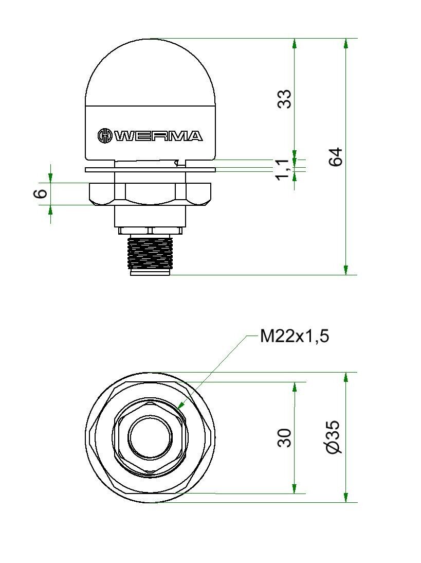 MC35 UL Einbauleuchte 24V 241.420.55