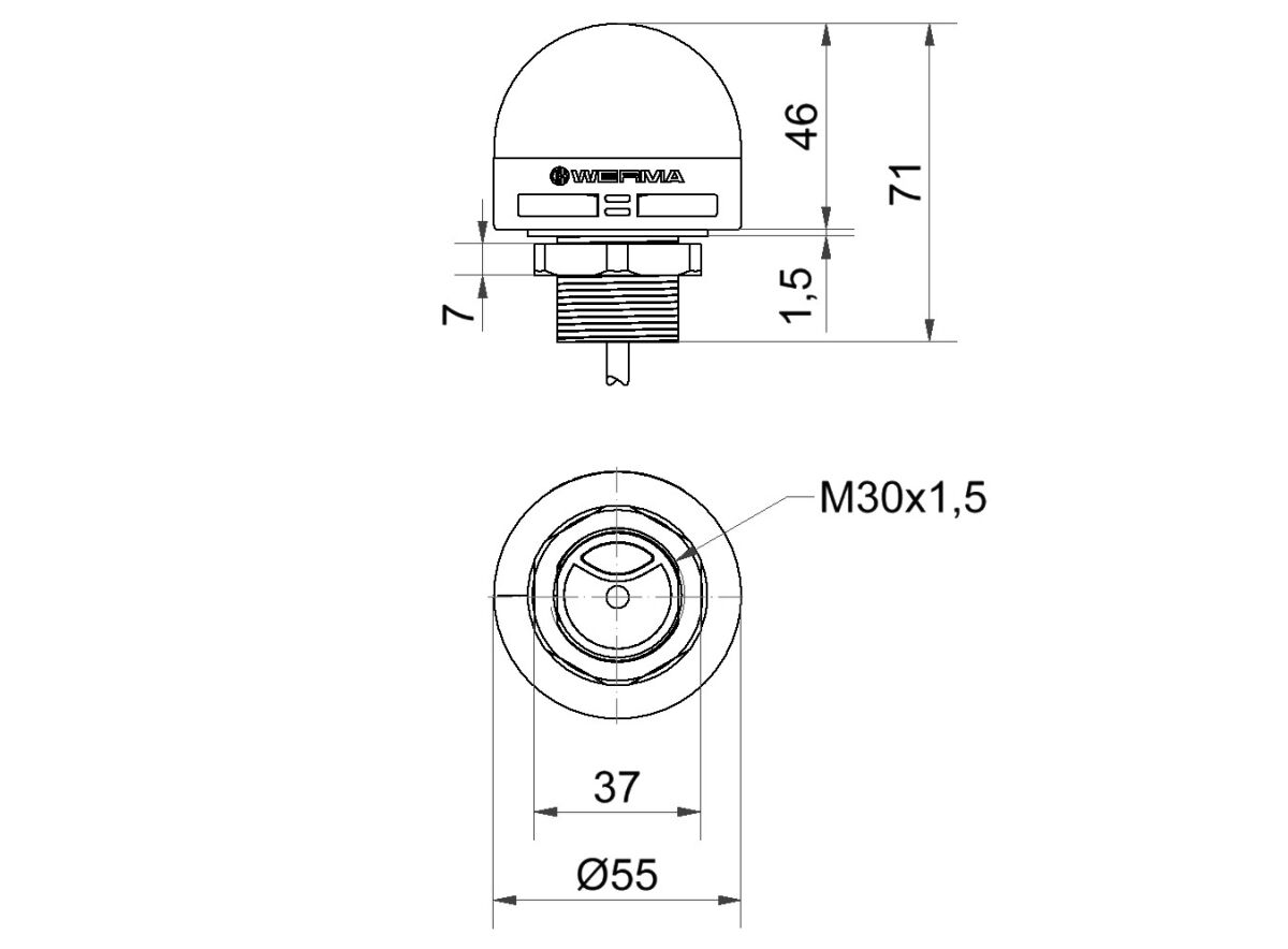 MC55 RGB Summer M12Stecker 240.140.50