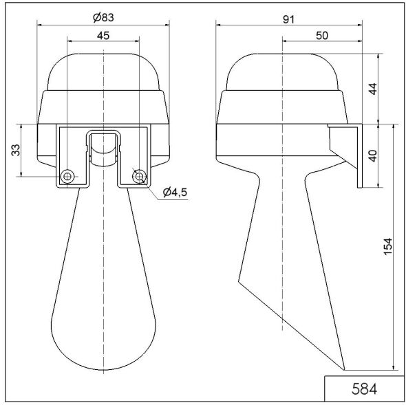 Signalhupe WM Dauerton 584.000.66