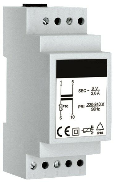 Trafo 8V AC, 2,0A TR2