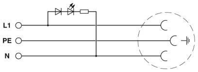 Steckdose EO-CF/PT/LED