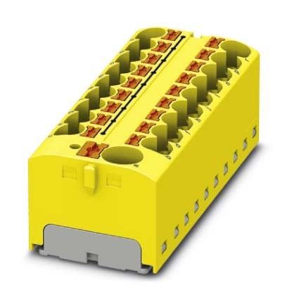 Verteilerblock PTFIX 10/18X4-G YE