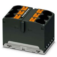 Verteilerblock PTFIX 6X10/S-G BK