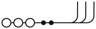 Durchgangsklemme PT 2,5-HEXA/3P