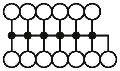 Verteilerblock PTFIX6/12X2,5NS35ABN