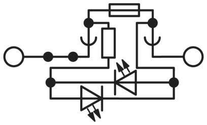 Sicherungsreihenklemme PT 6-FSI/C-LED 24