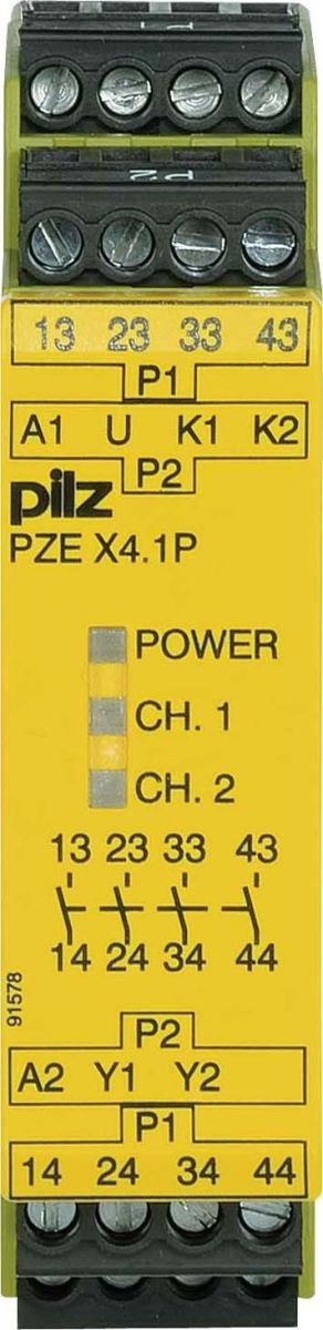 Kontakterweiterungsblock PZE X4.1P #777587