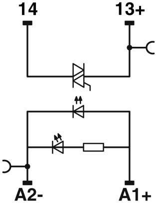 Solid-State-Relaismodul RIF0OPT24DC/230AC/1