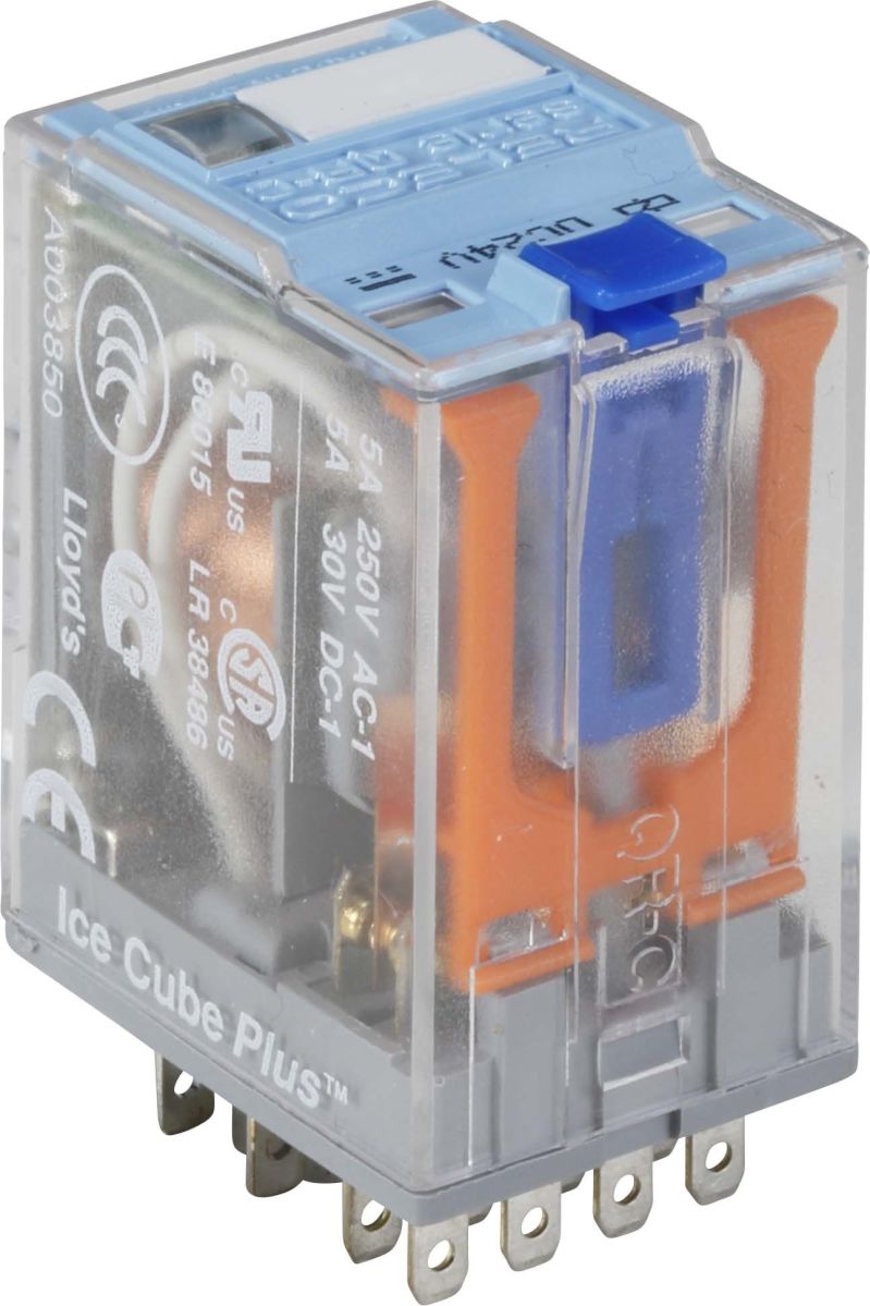 Miniature-Relais QRC blau C9-A42DX/DC24V-Relec