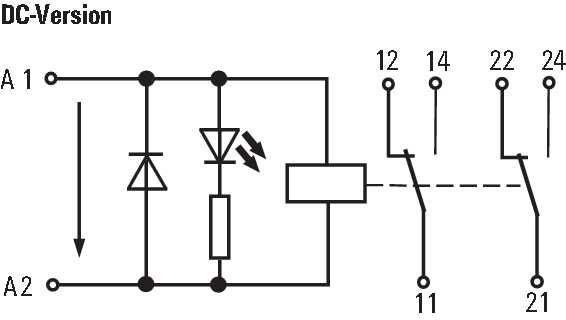 Relaiskoppler o.Prüftaste RCIKIT 24VDC 2CO LED
