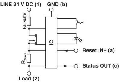 Geräteschutzschalter CB E1 24DC/10A S-R P