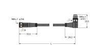 Aktuator- u. Sensorleitung PKG3M-3-PSW3M/TXL