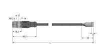 Aktuator- u. Sensorleitung RSCV4.5T-10/TXL