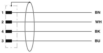 Sensor-/Aktor-Kabel SAC-4P-M8MS/#1406007