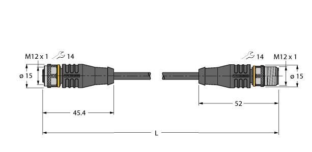 Aktuator- u. Sensorleitung RKS4.5T25RSS4.5T/TEL