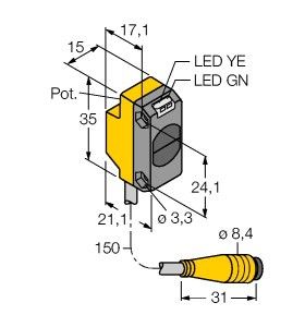 Opto Sensor QS18VP6DLQ