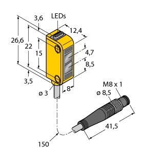 Opto Sensor Q12AP6FF50Q3