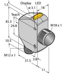 Opto-Sensor Q4XTULAF500-Q8