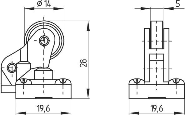 Positionsschalter Z1R 236-11Z-M20