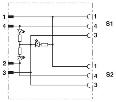 Y-Verteiler SAC-3P-M12Y #1403627