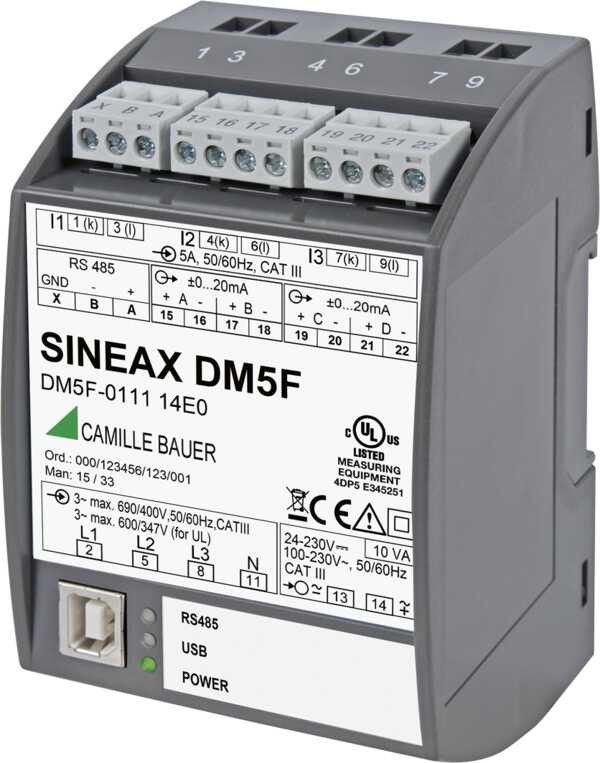 Multi-Messumformer SINEAX DM5F