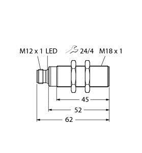 Ultraschallsensor RU50U-S18-AP8X-H1141