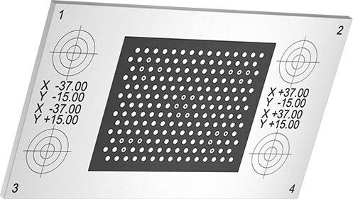 Kalibrierplatte ZCP 200-13x15-X01