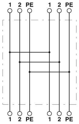 H-Verteiler QPD H 2PE1,5 BK