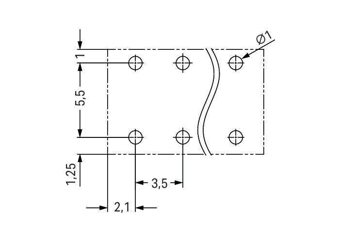 THR-Leiterplattenklemme 2086-1102/997-604