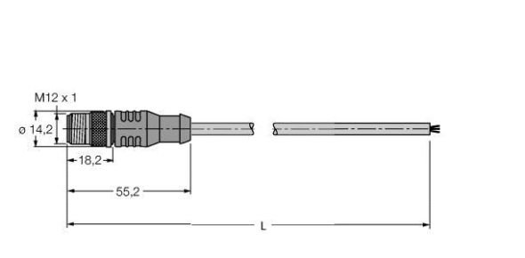 PROFIBUS-Leitung RSSW 456-1M