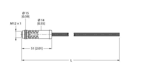 Versorgungsleitung RKP44PTA-5/TXL