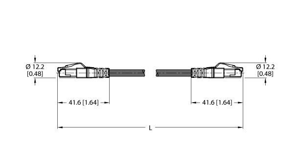 Leitung RJ45S-RJ45S-4422-3M