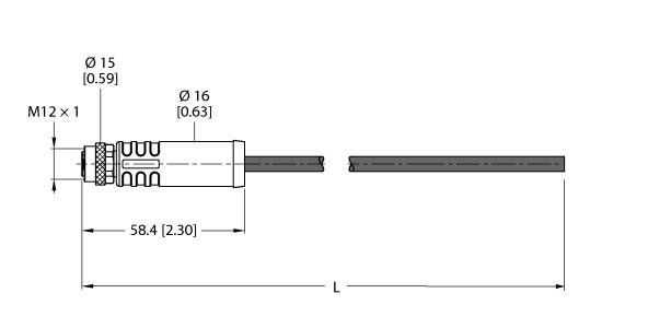 Versorgungsleitung RKP46PLA-0.5/TXL